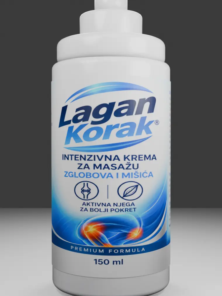 Lagan Korak krema &ndash; 360&deg; prikaz